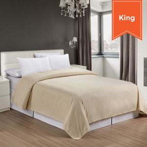 Vintage Gold King 112 x 96 Contemporary Top Sheet