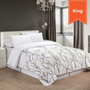 Mid Summer Blooms King 112 x 96 Contemporary Top Sheet