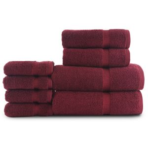 Belem 8 Pcs Towel Set | Cherry Cola