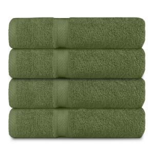 Sage Green Towels - Pack of 4 Bath Towels