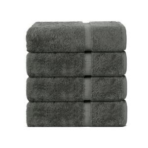 Belem 4 Pcs Bath Towel 27 x 50 | Castlerock Gray