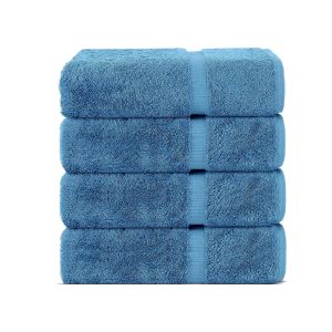 Belem 4 Pcs Bath Towel 27 x 50 | Evening Blue